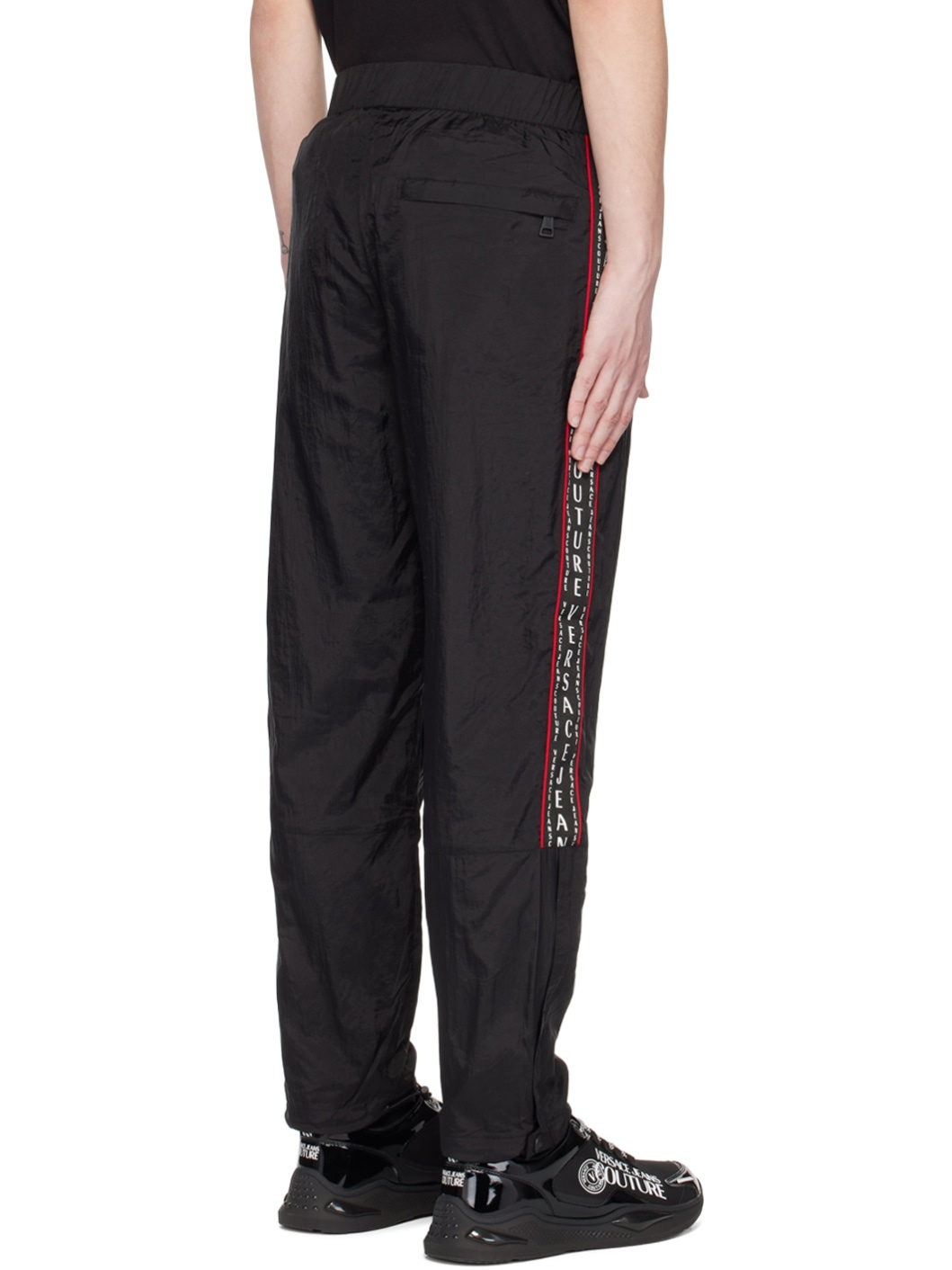 Black Grosgrain Trousers - 3