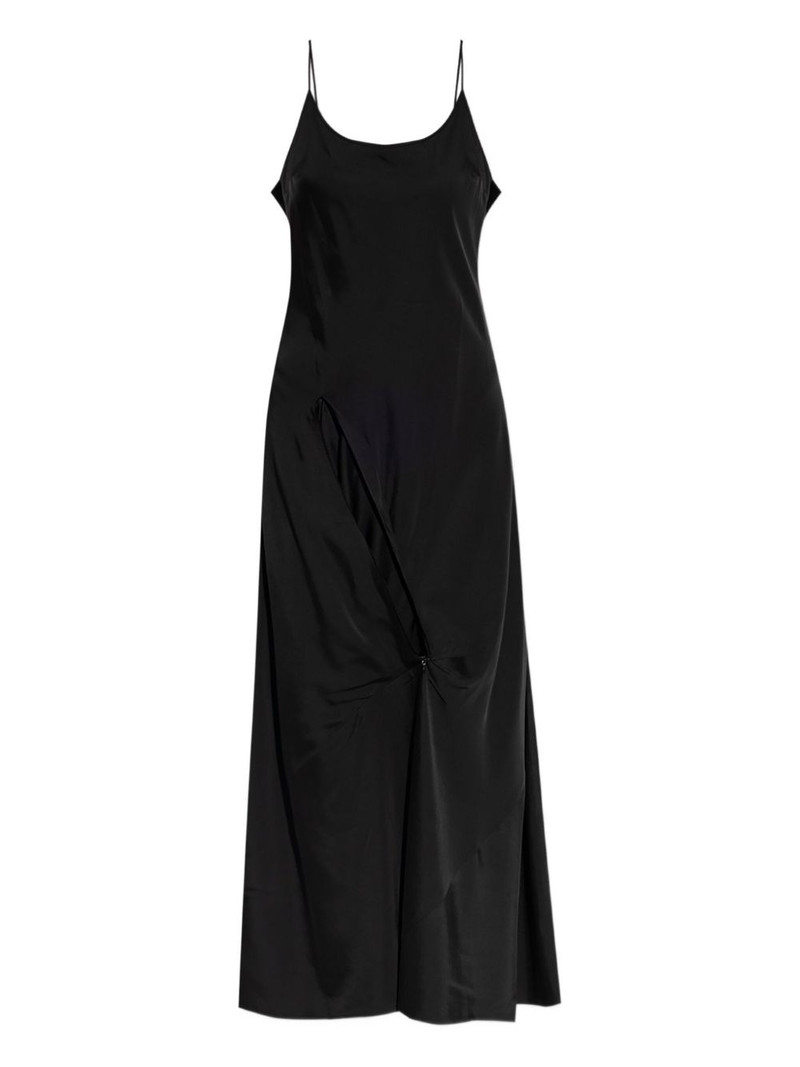 draped asymmetrical dress 1