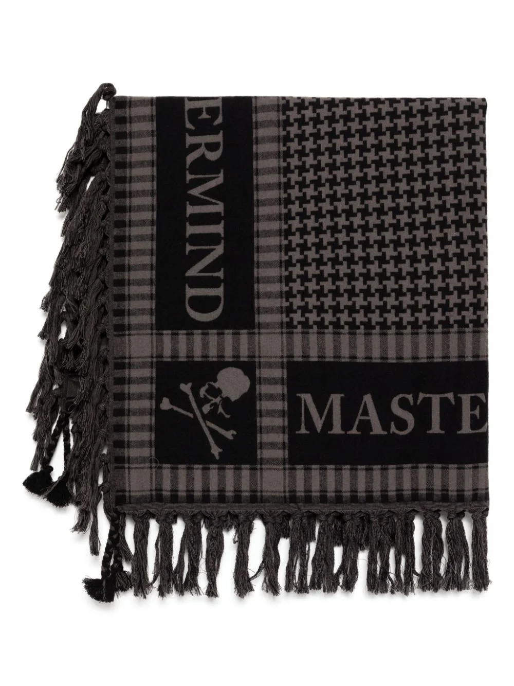logo-print scarf - 1
