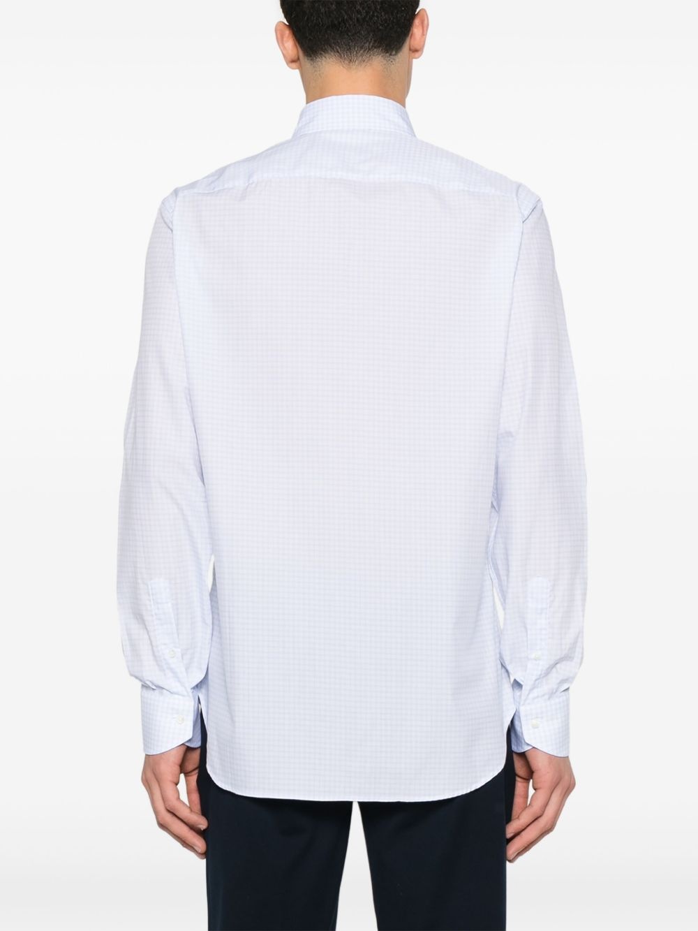 check-pattern shirt - 4