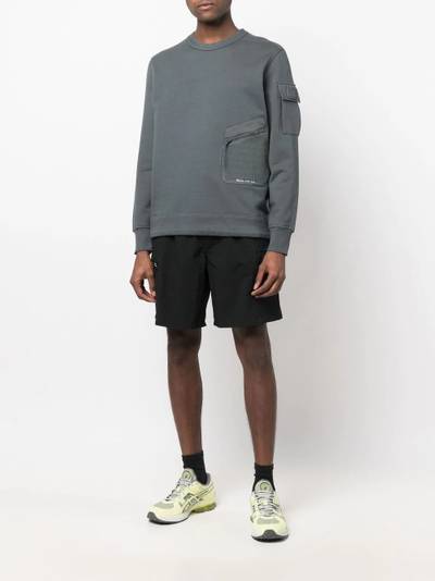 C.P. Company pocket-detail crew neck sweatshirt outlook