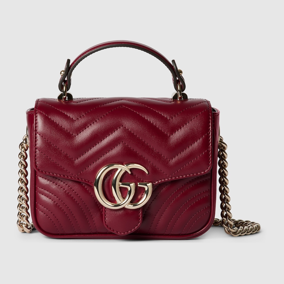 GG Marmont mini top handle bag - 1