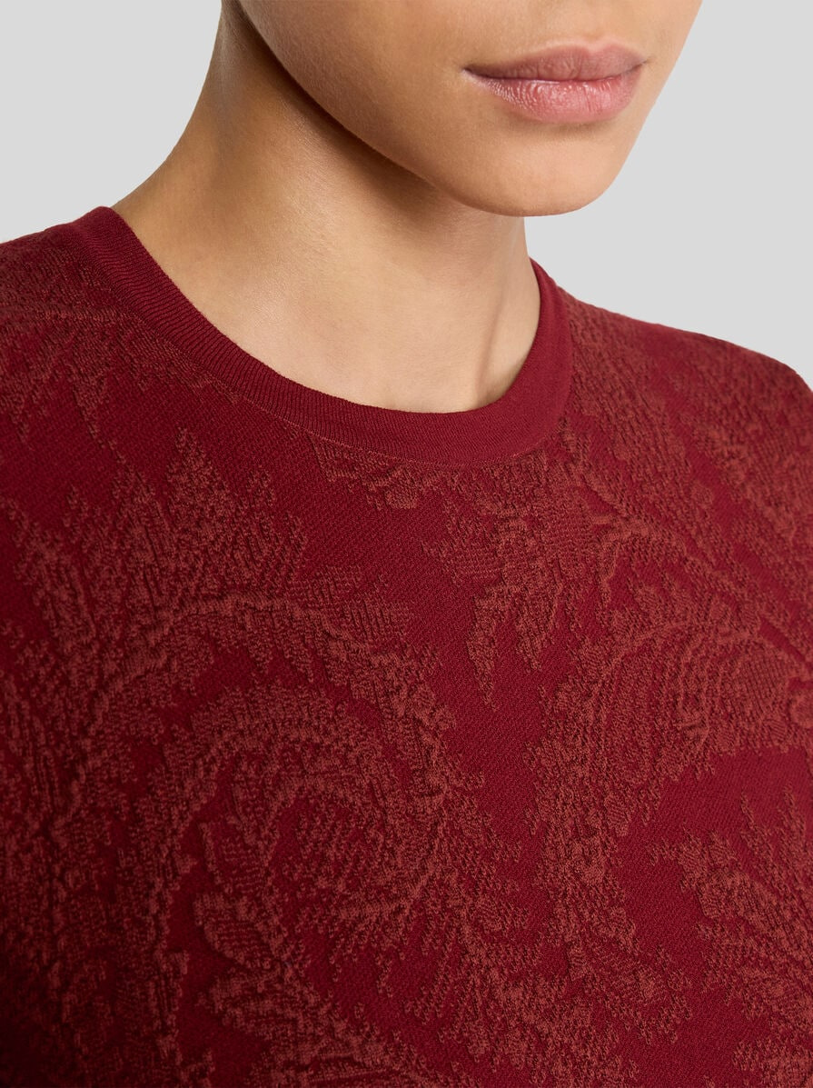 COTTON-BLEND JACQUARD SWEATER - 3