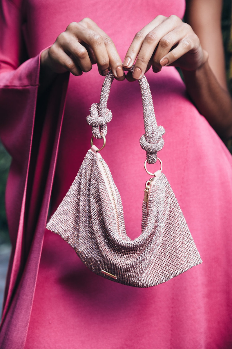 HERA NANO RHINESTONE SHOULDER BAG 4