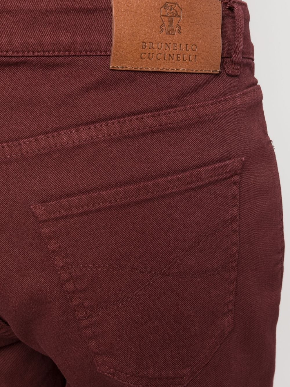mid-rise straight-leg jeans - 5