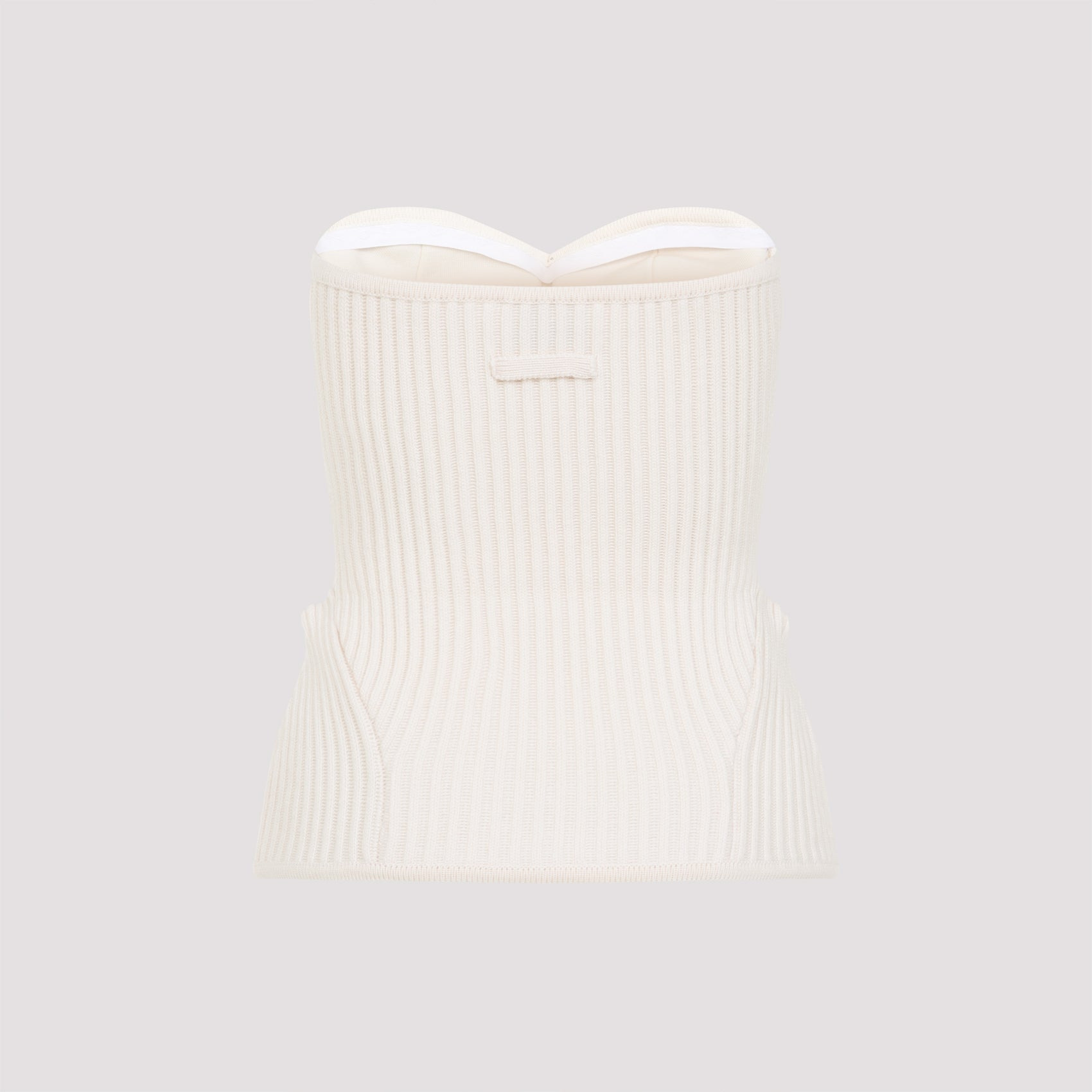 Jean Paul Gaultier Merino Wool Ribbed Stretch Corset Women - 2