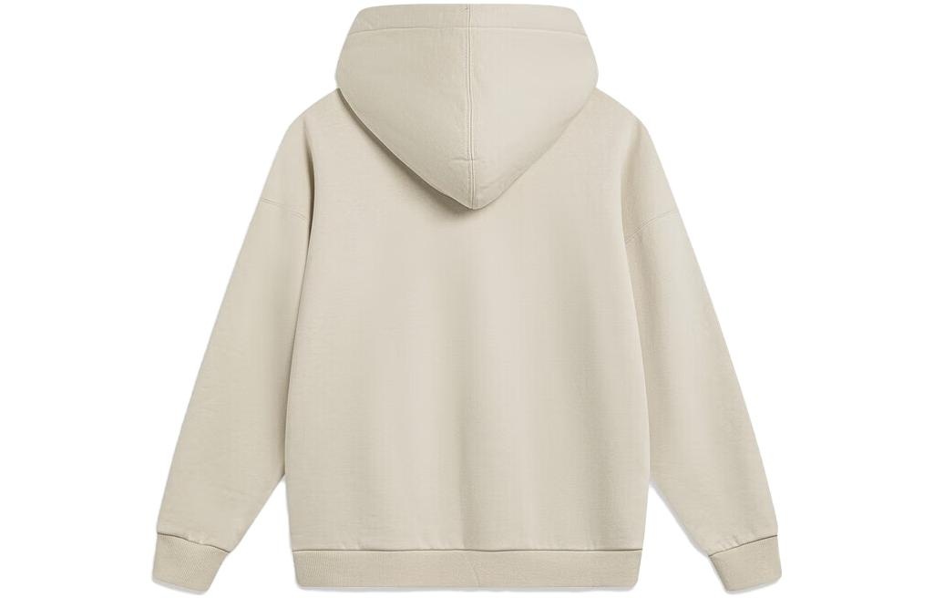 Li-Ning Anything Is Possible Fleece Hoodie 'Light Khaki' AWDT747-1 - 2