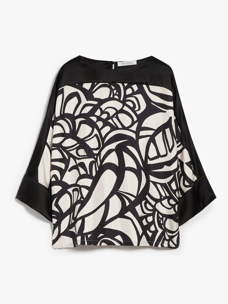 QUAGLIA Printed silk blouse - 1