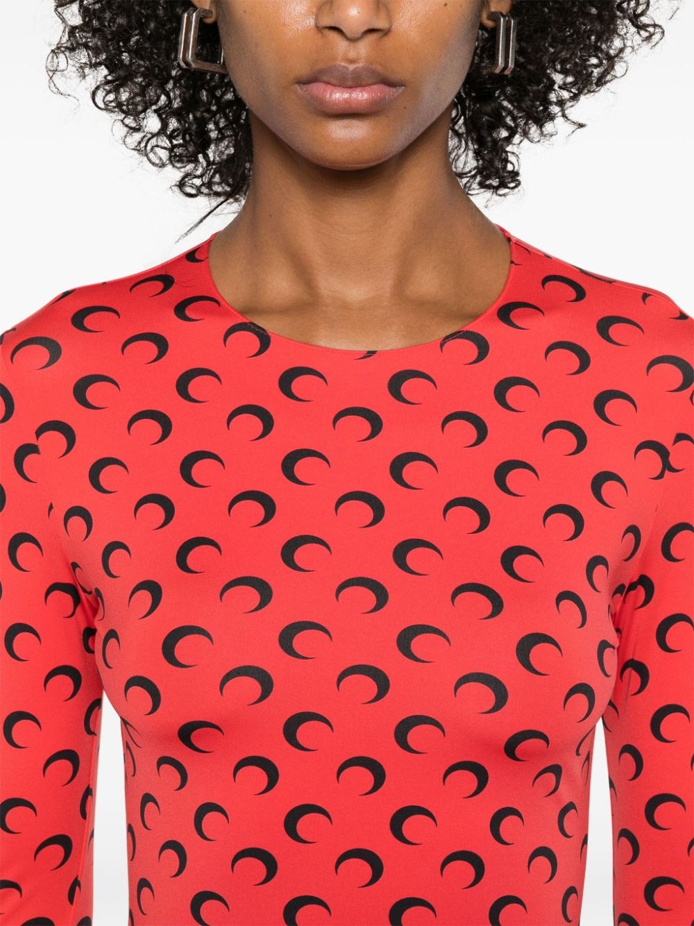 Moonogram-pattern top - 5