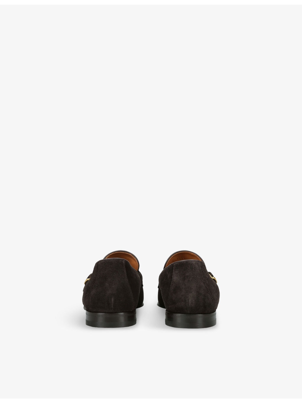 Side-Buckle Suede Loafers - 4