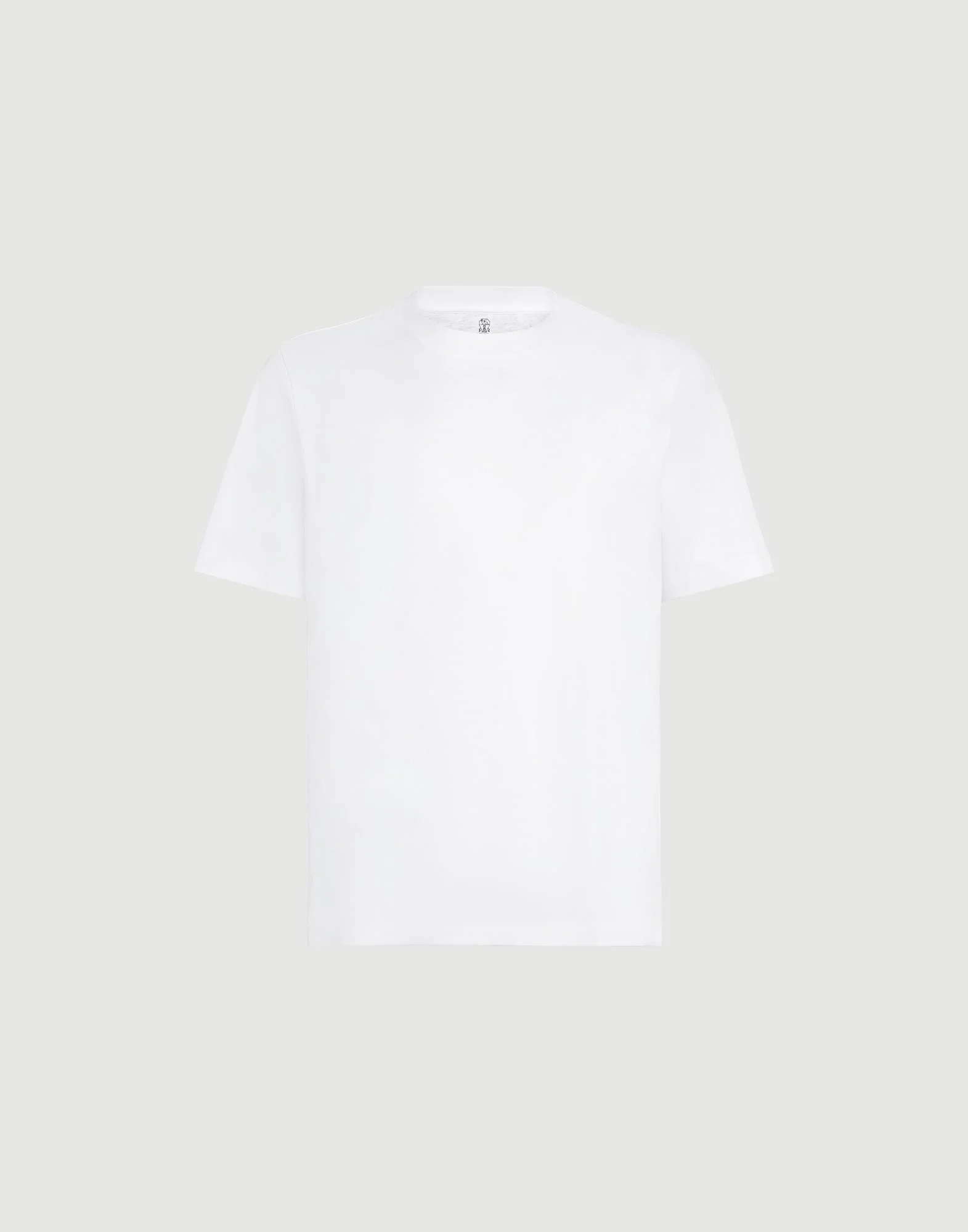 Cotton jersey crew neck T-shirt - 1