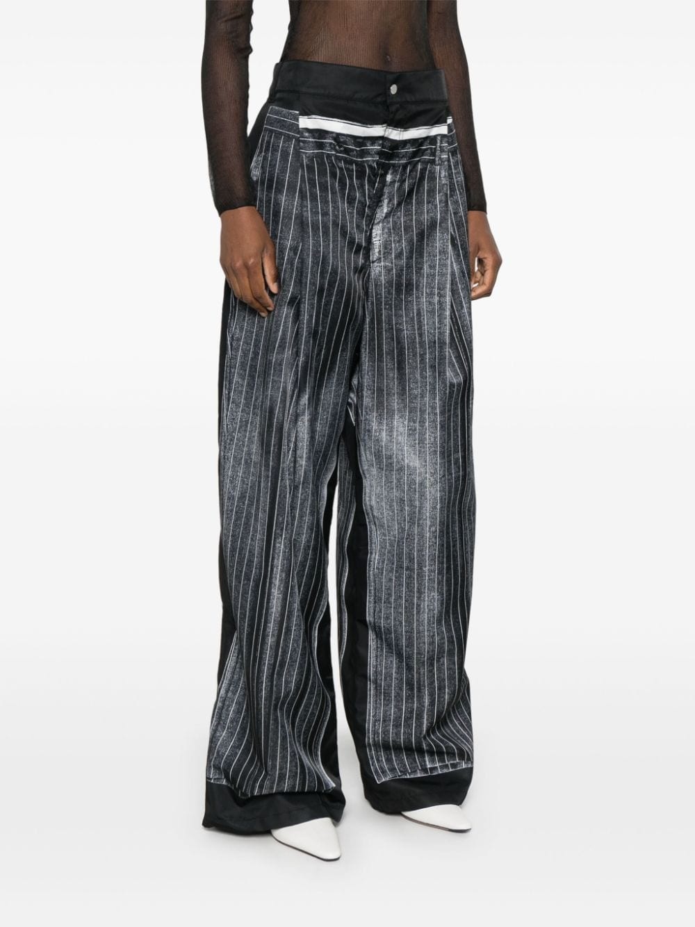 trompe-l'oeil trousers - 3