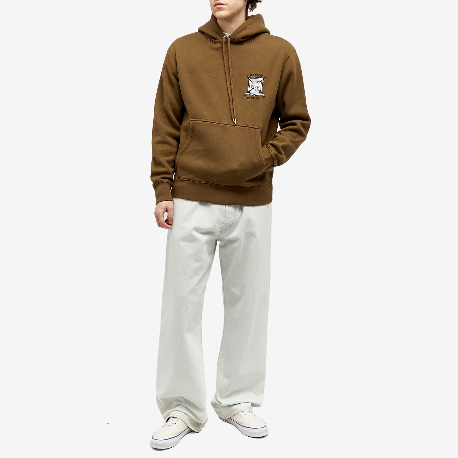 Maison Kitsune College Fox Embroidered Comfort Hoodie - 4