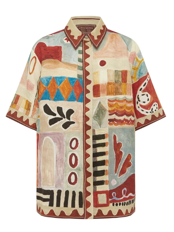 Michelle Shirt in Multi - 1