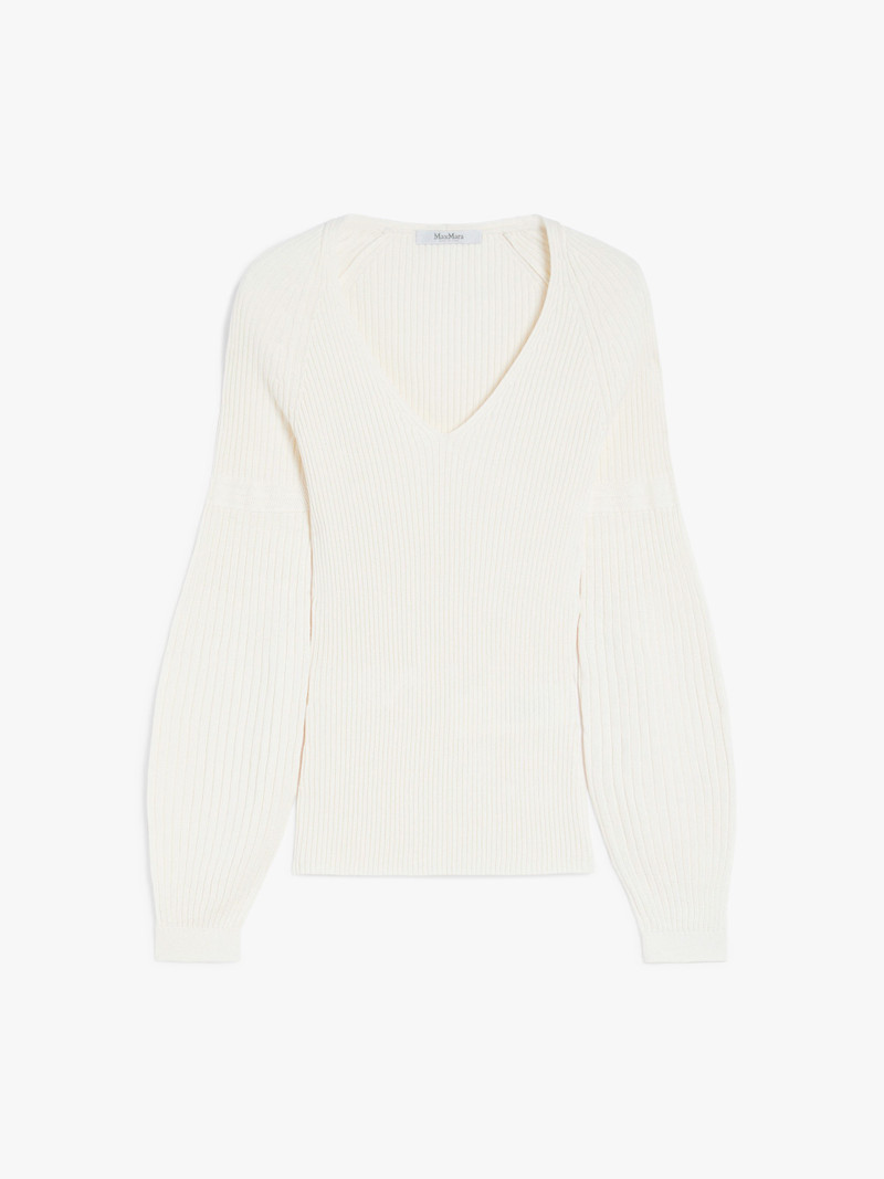 GIOIOSA Cotton V-neck jumper - 1