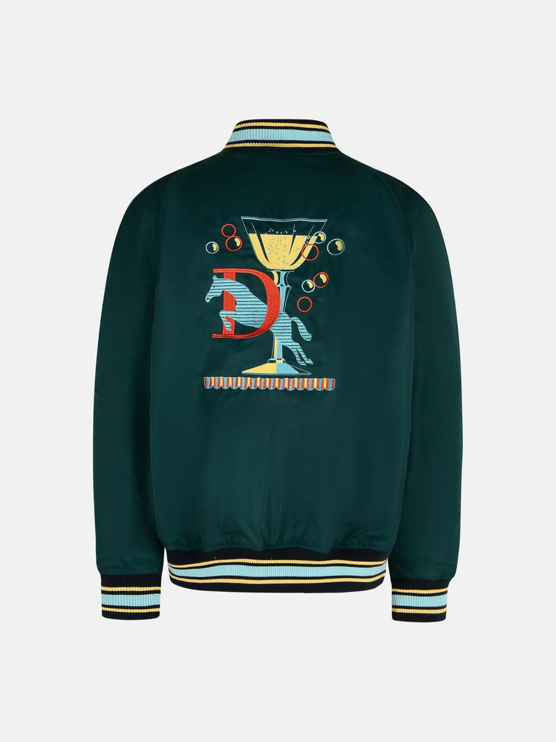 Drôle de Monsieur BOMBER JACKET IN GREEN POLYAMIDE outlook