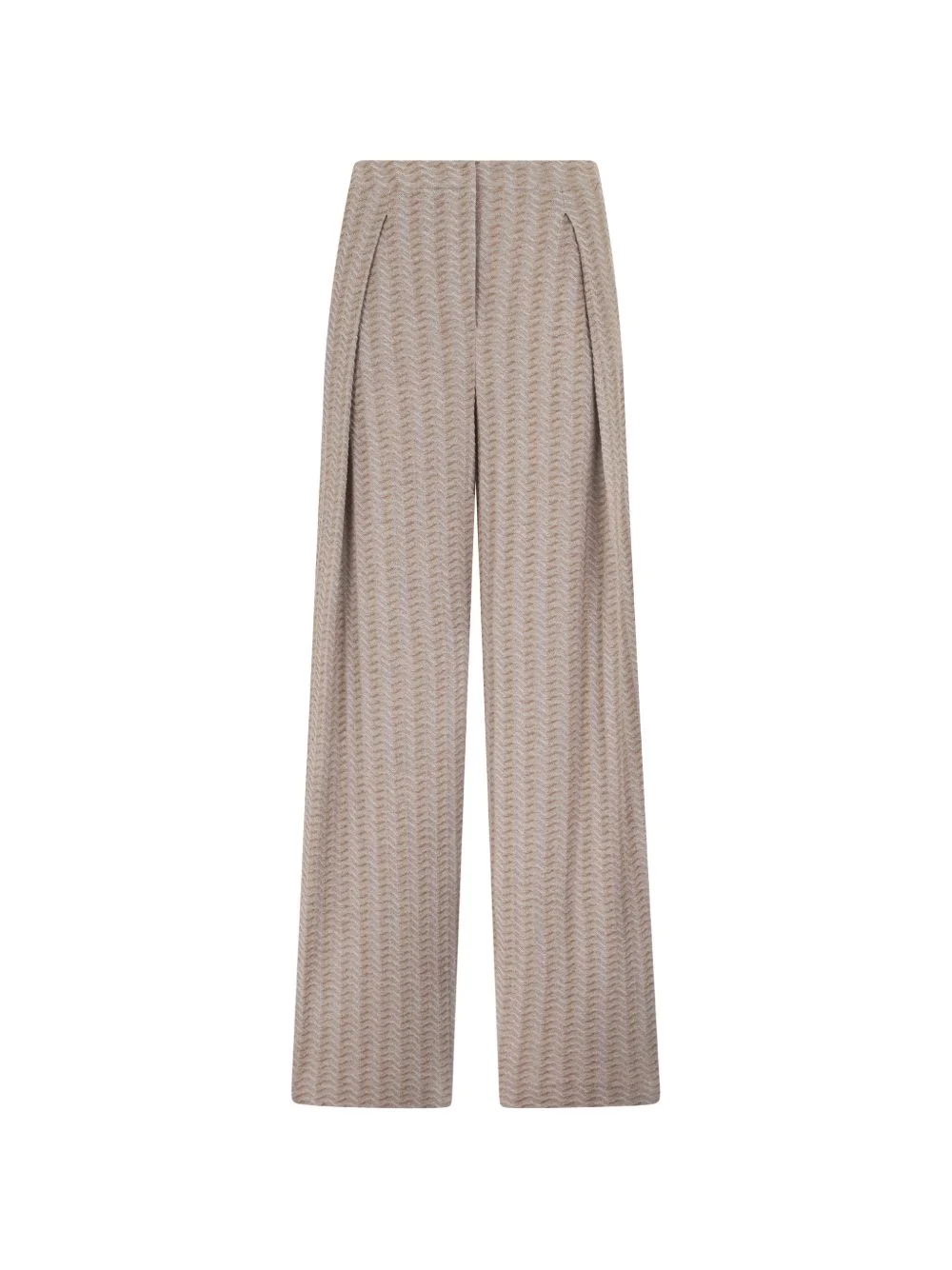 pleated palazzo pants - 1