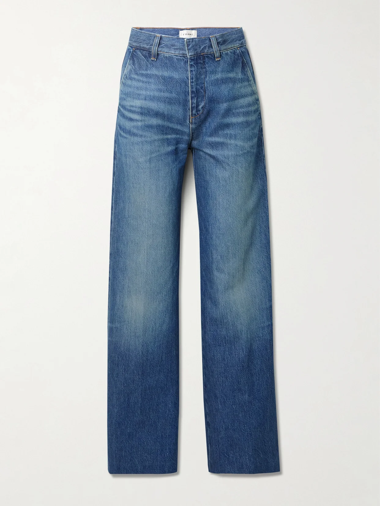 The Bow High-rise Wide-leg Jeans - 1