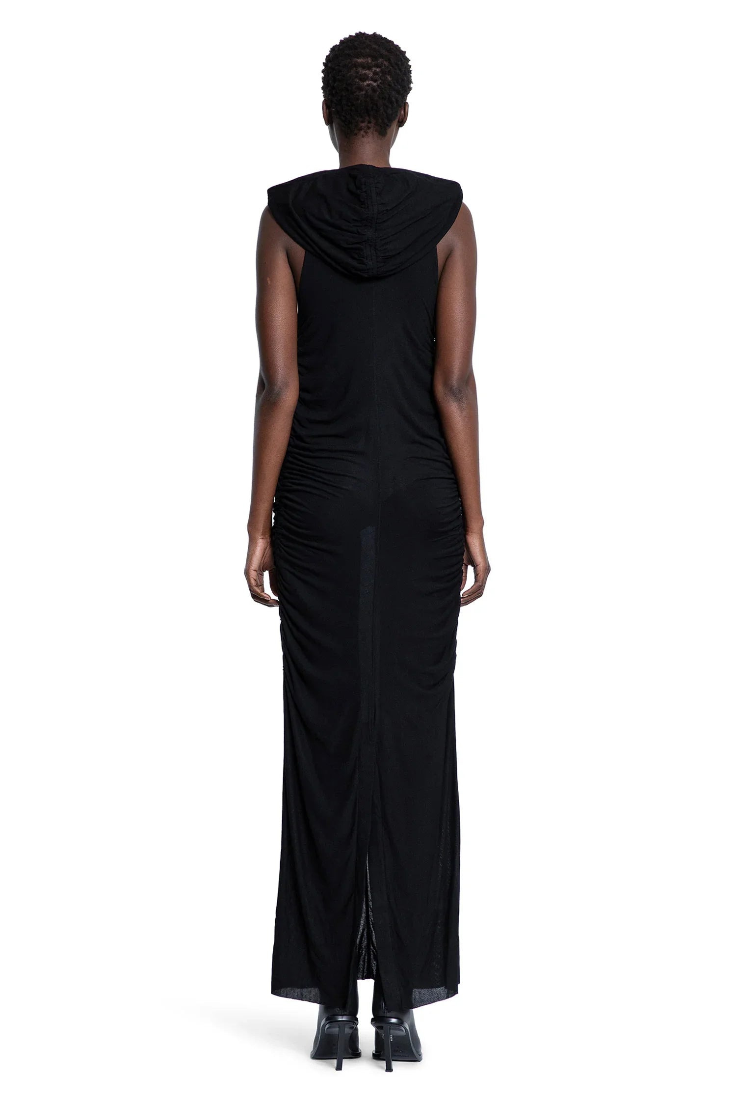 Ultra-Light-Viscose-Hooded-Long-Dress - 4