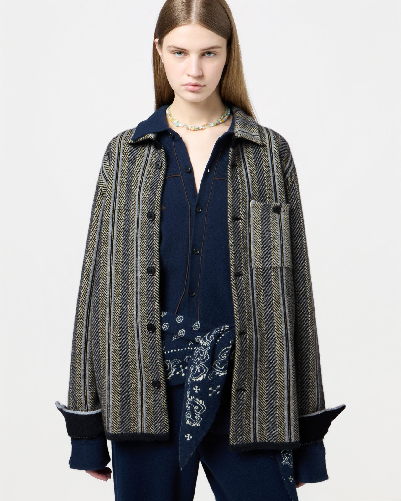 Stripe Work Shirt - 4