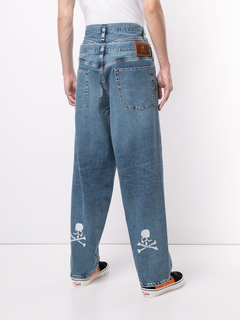 rear logo jeans - 4