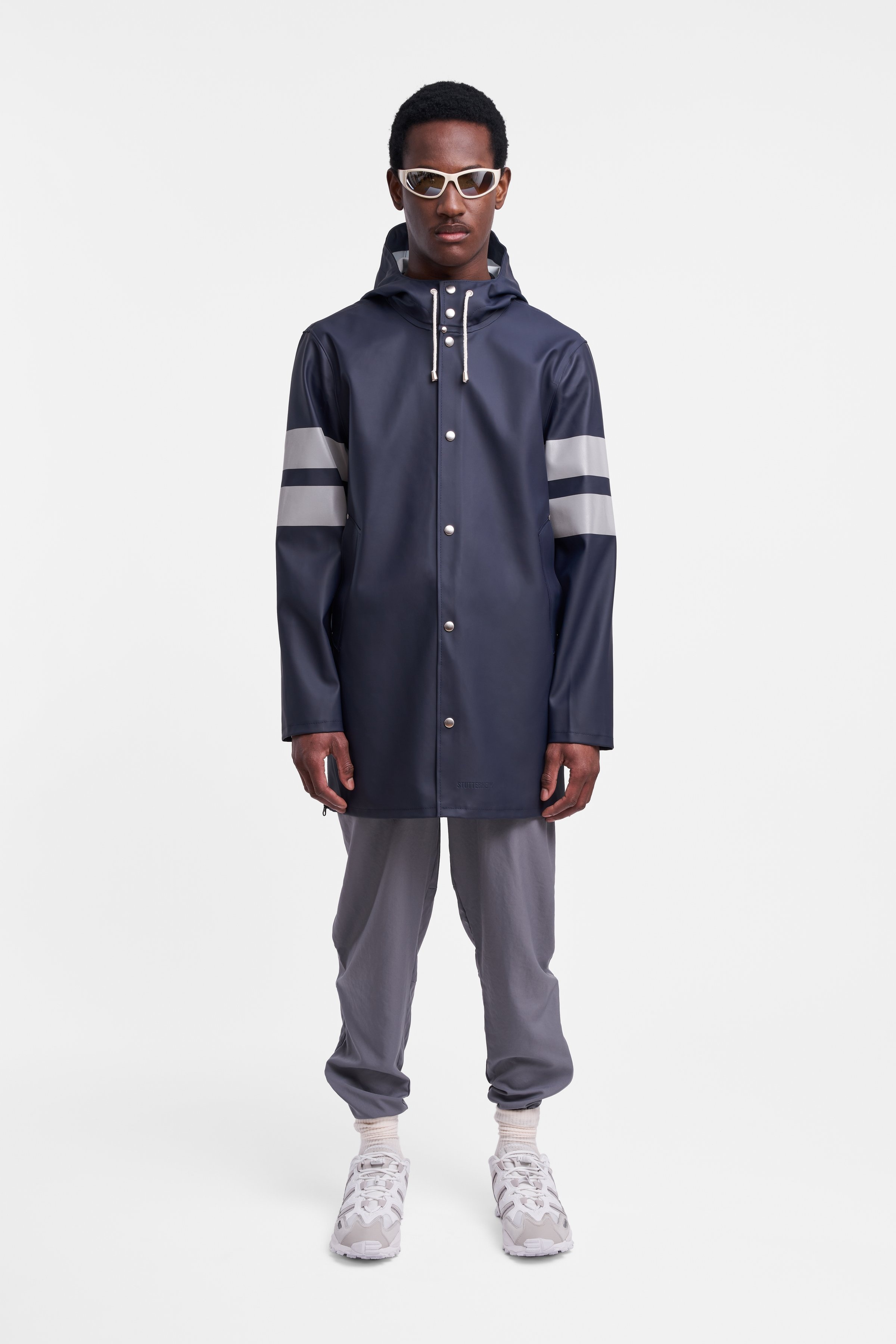 Stockholm Bike Raincoat Navy - 2