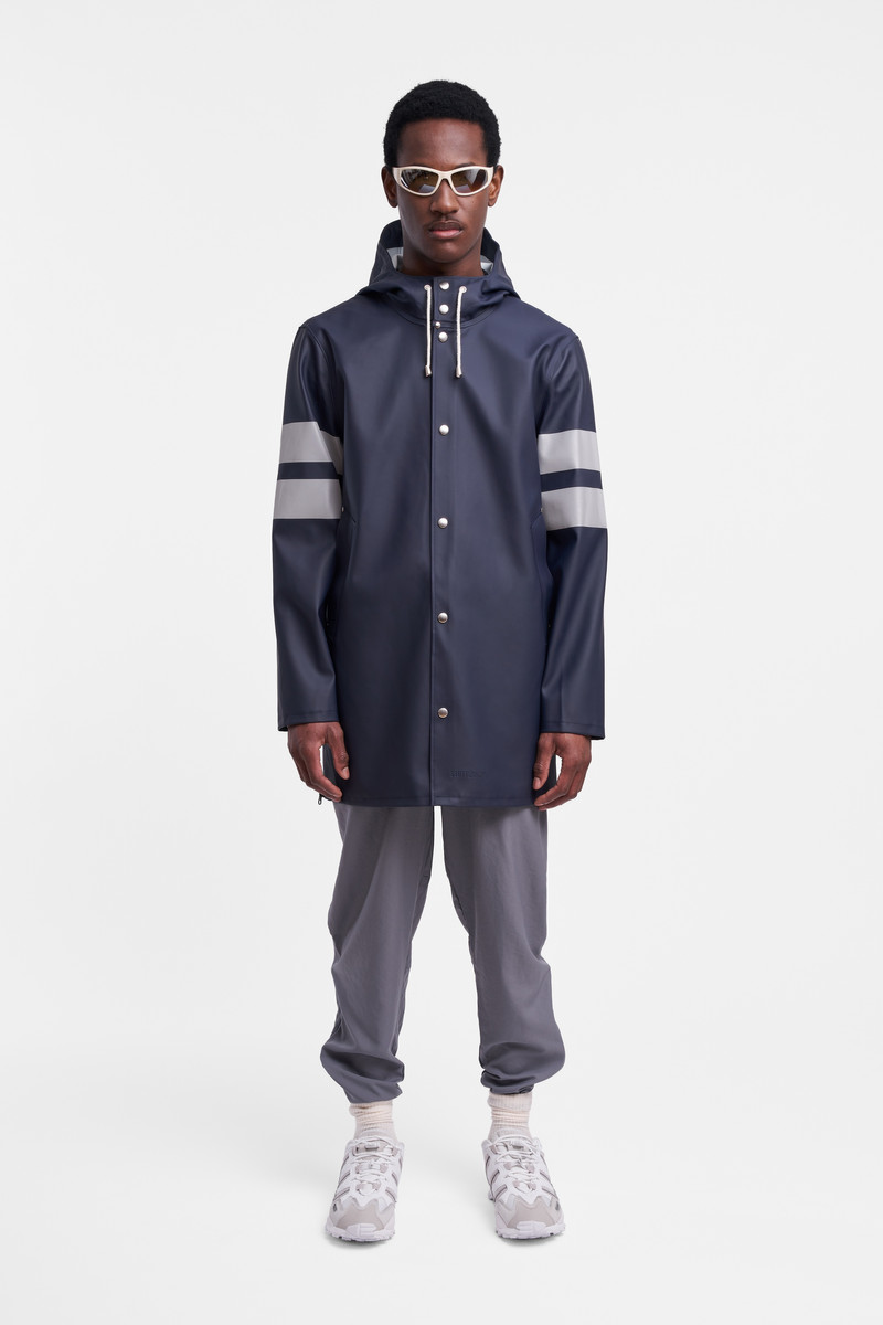 Stutterheim Stockholm Bike Raincoat Navy outlook