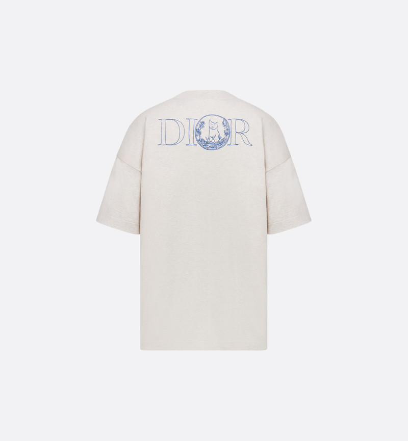 DIOR AND HYLTON NEL Knit T-Shirt, Oversized Fit 6