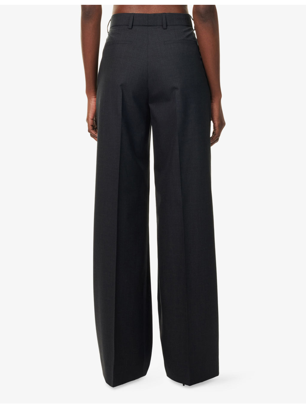 Relaxed-Fit Wide-Leg Wool Trousers - 4