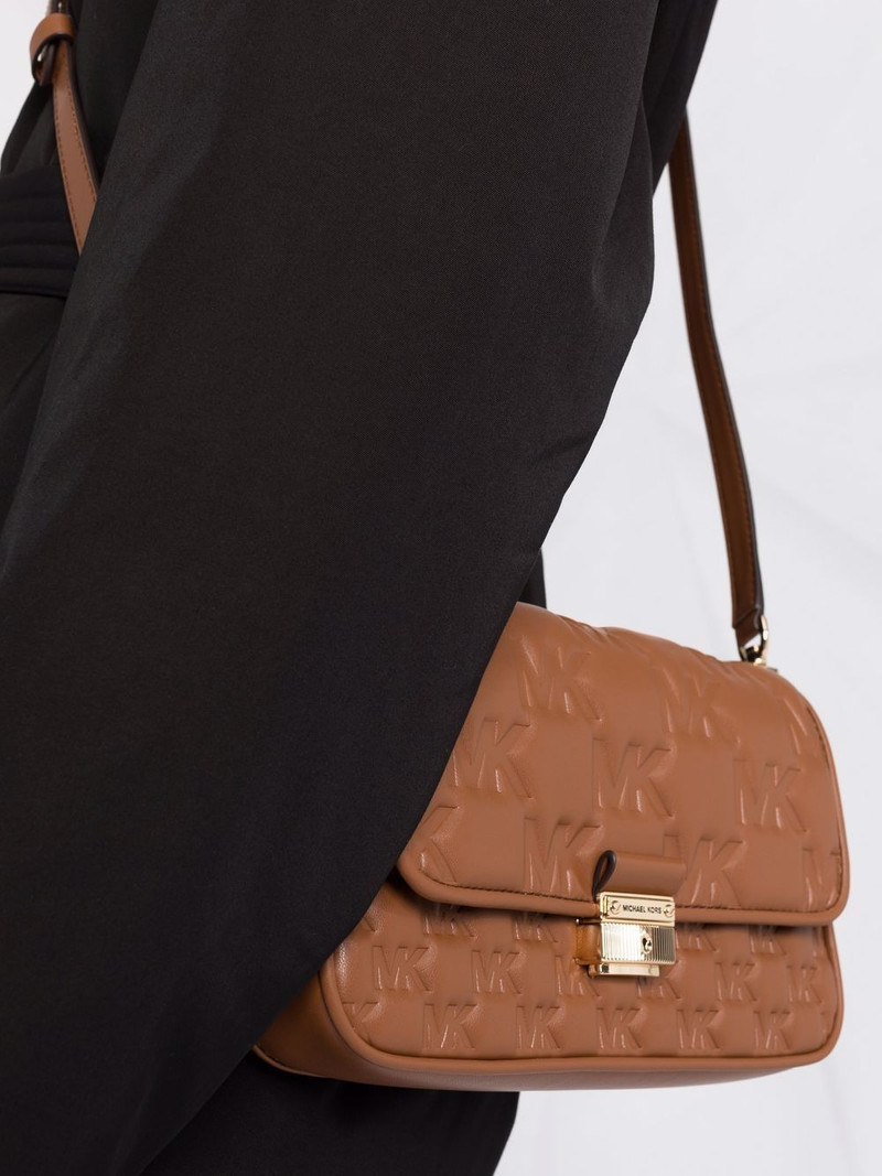 small Bradshaw logo-embossed crossbody bag 3