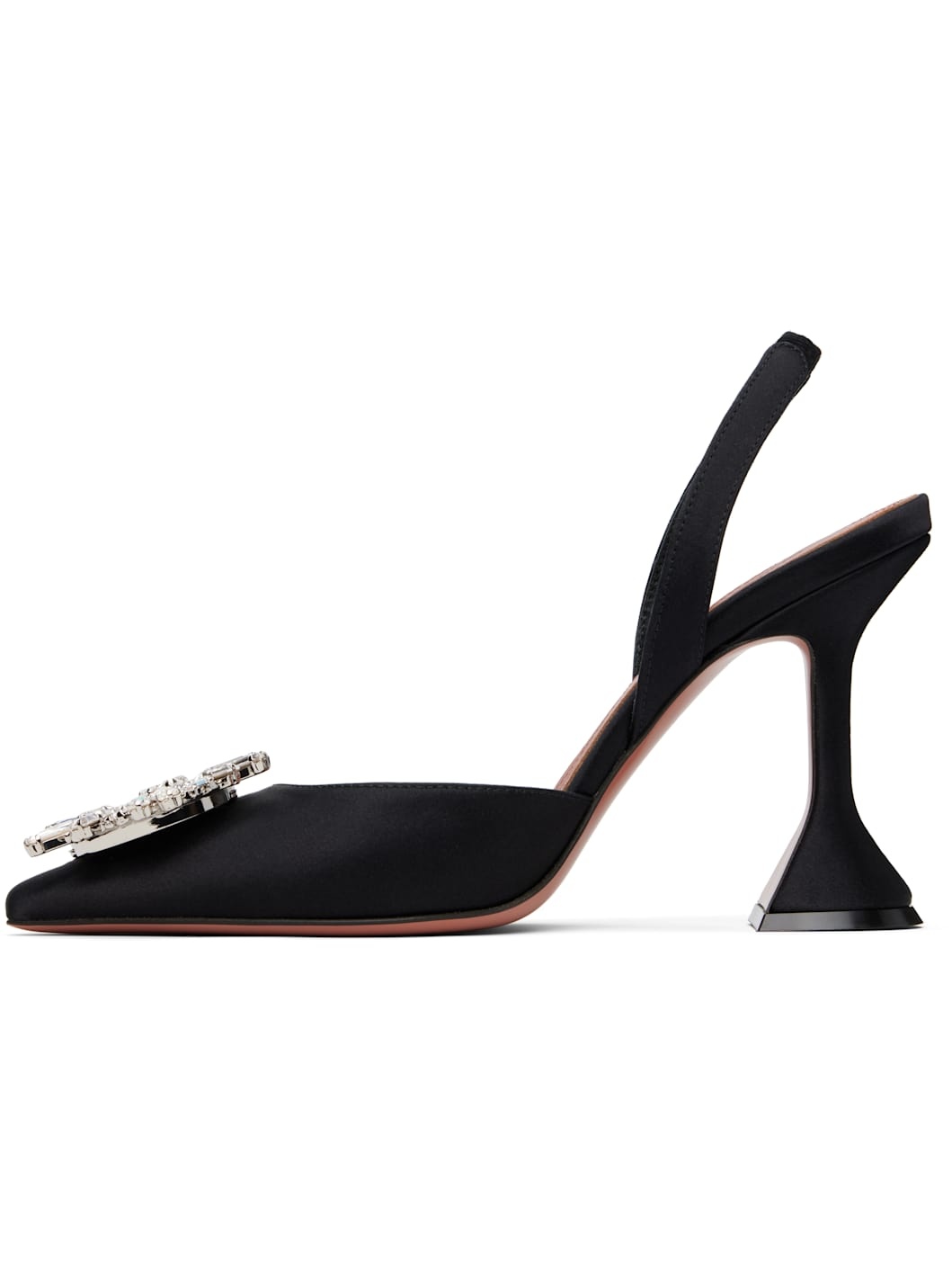 Black Begum Sling Heels - 3