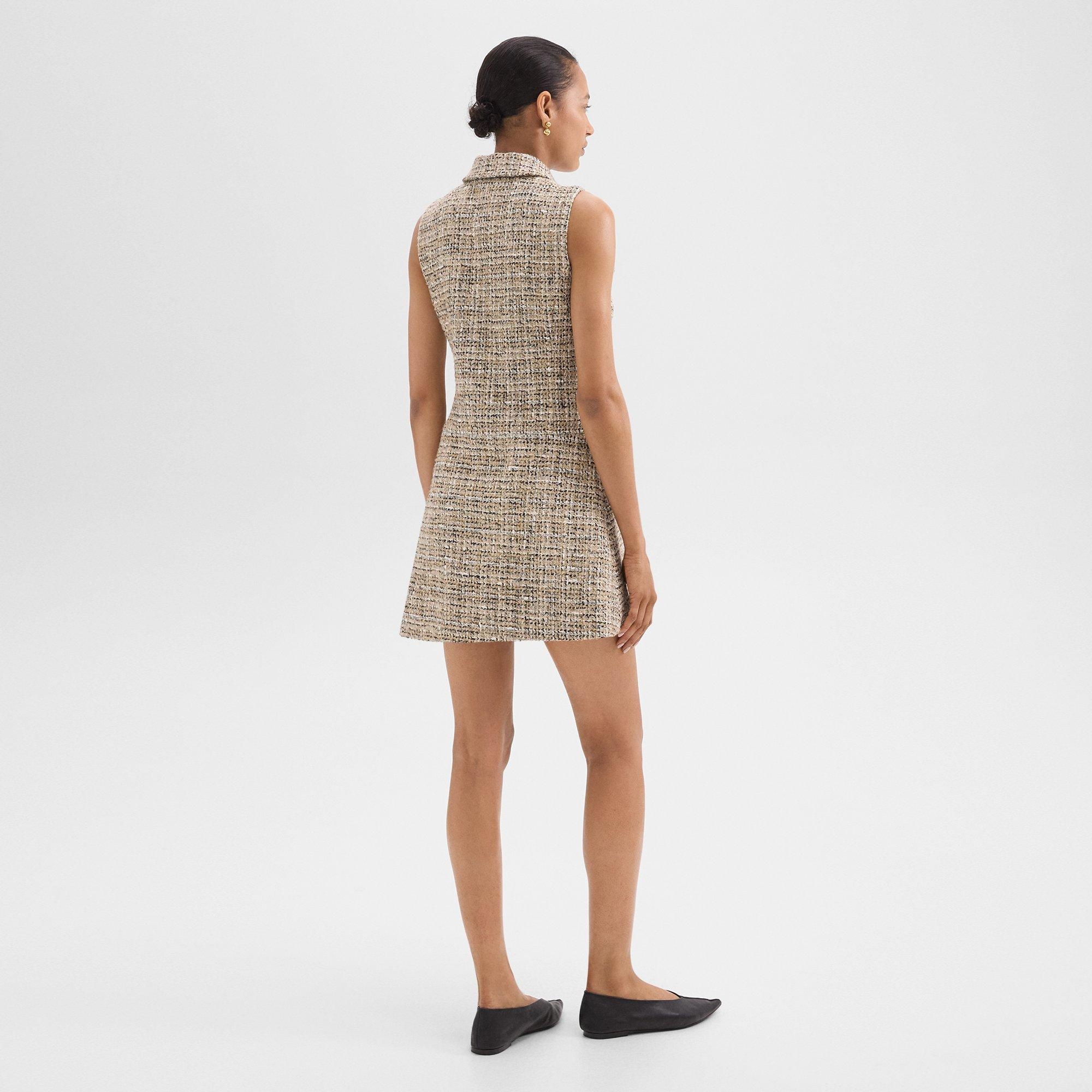 Military Dress in Mixed Tweed - 4