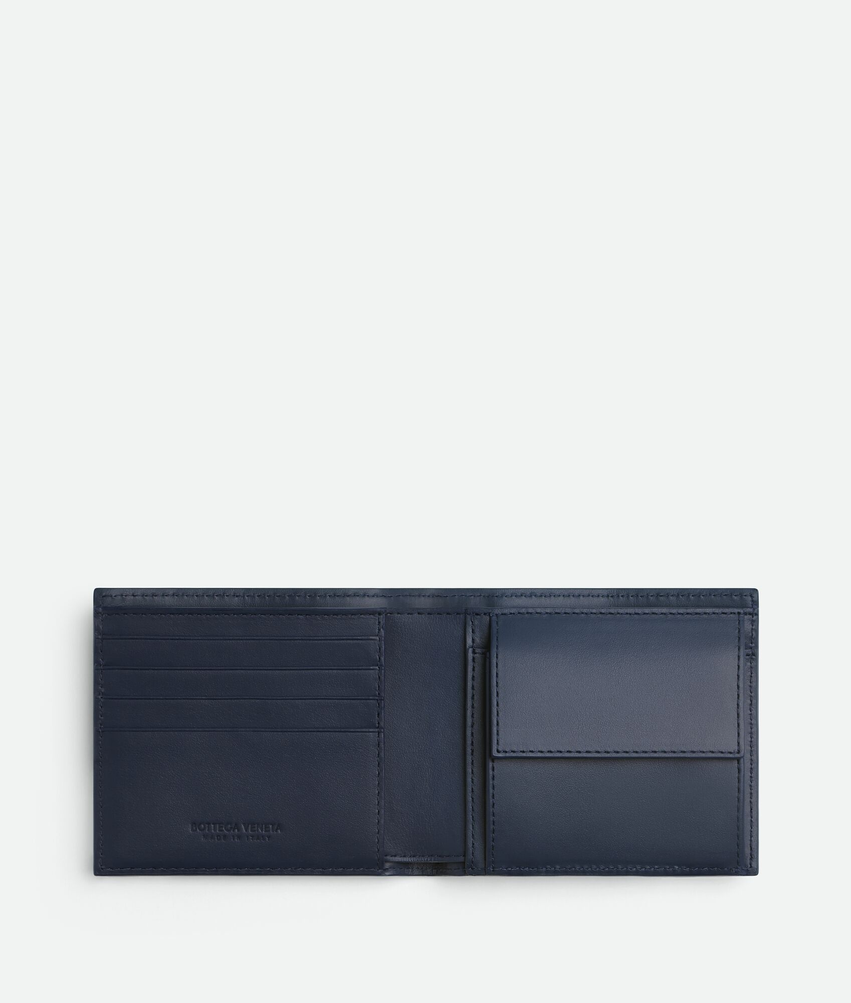Intrecciato Bi-Fold Wallet With Coin Purse - 2