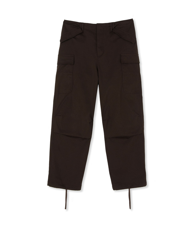 Gabardine cotton cargo pants 1