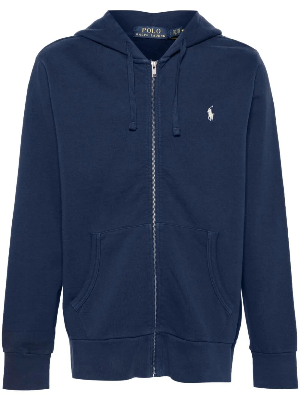 Polo Pony-embroidered cotton hoodie - 1