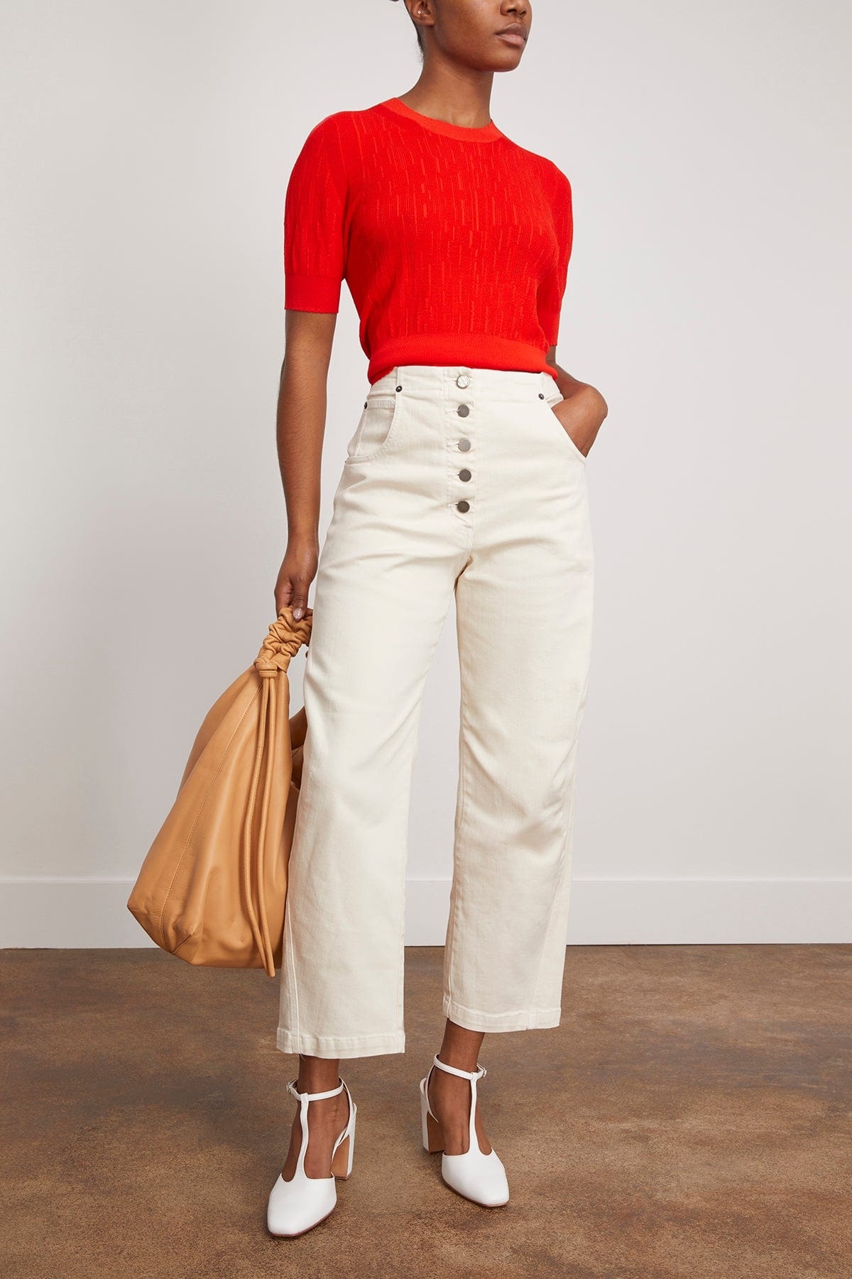 Elkin Pant in White - 2