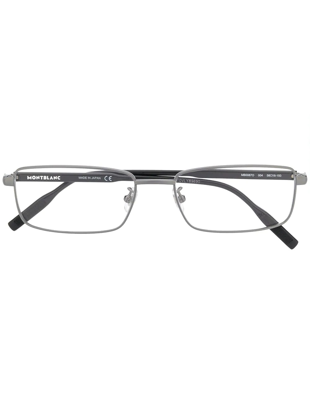 rectangular frame glasses - 1