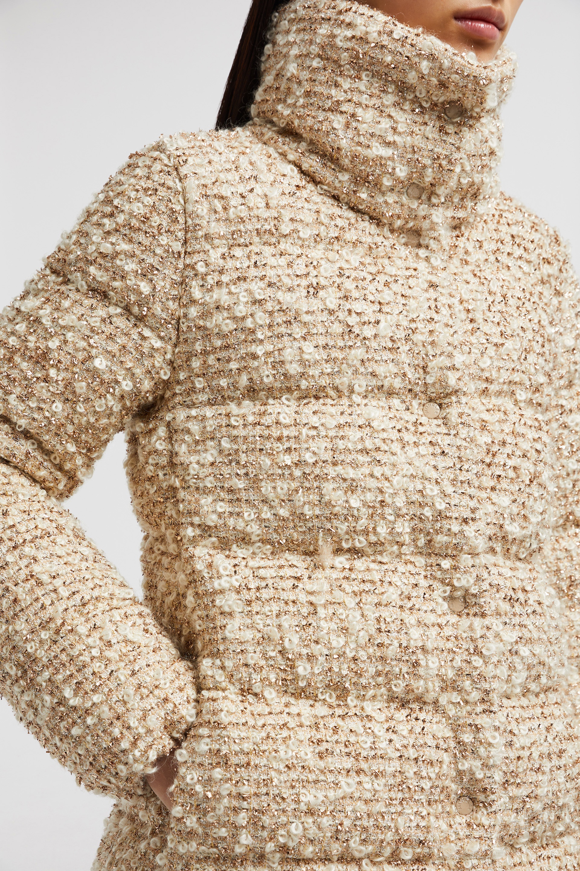 Cochevisse Mohair & Wool Short Down Jacket - 6