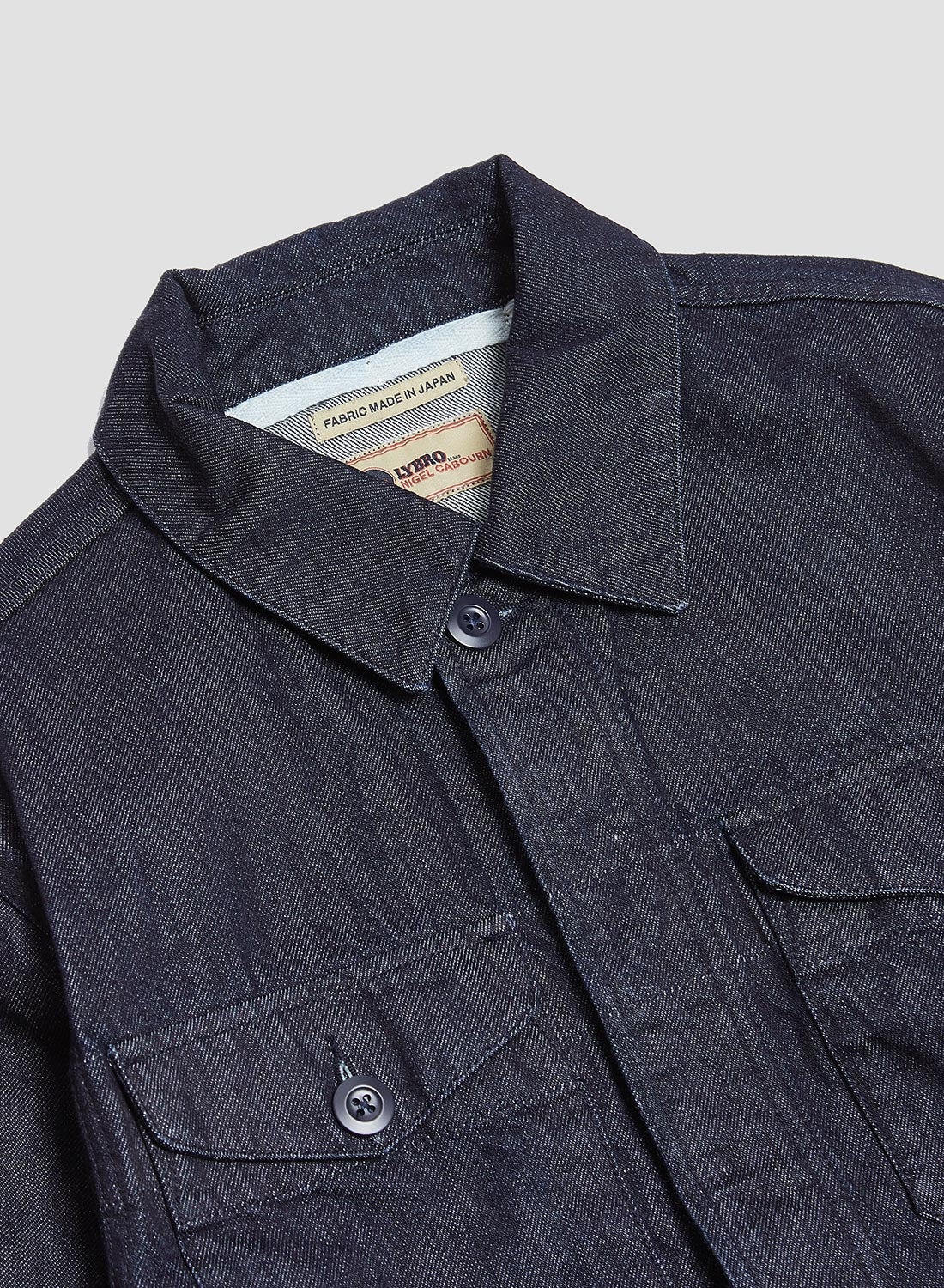Short Jacket Denim in Indigo - 3