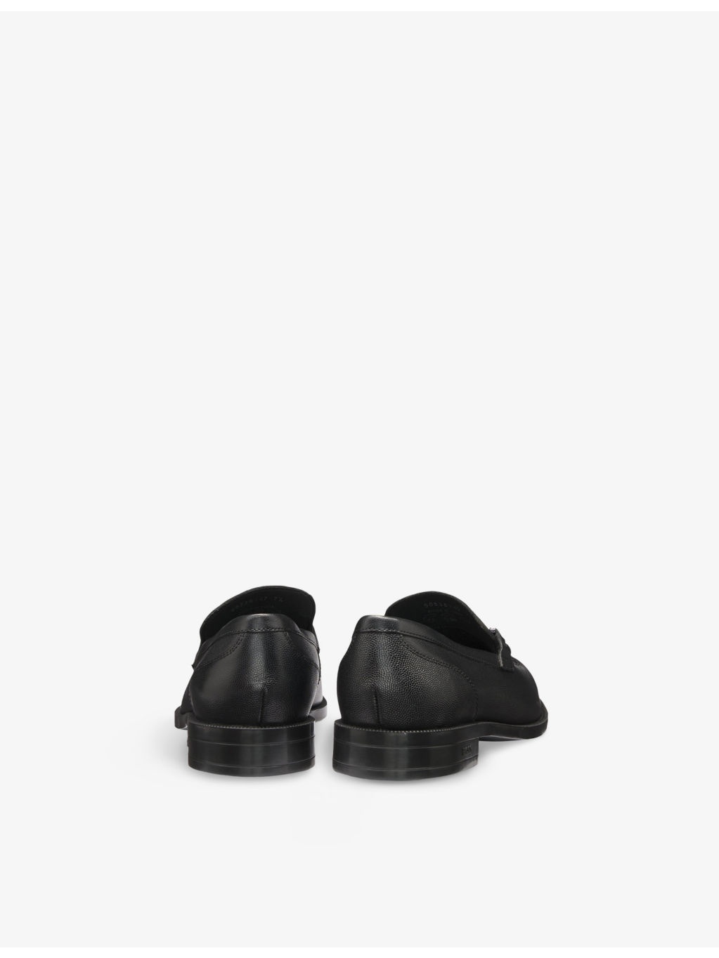Brand-Plaque Leather Loafers - 4