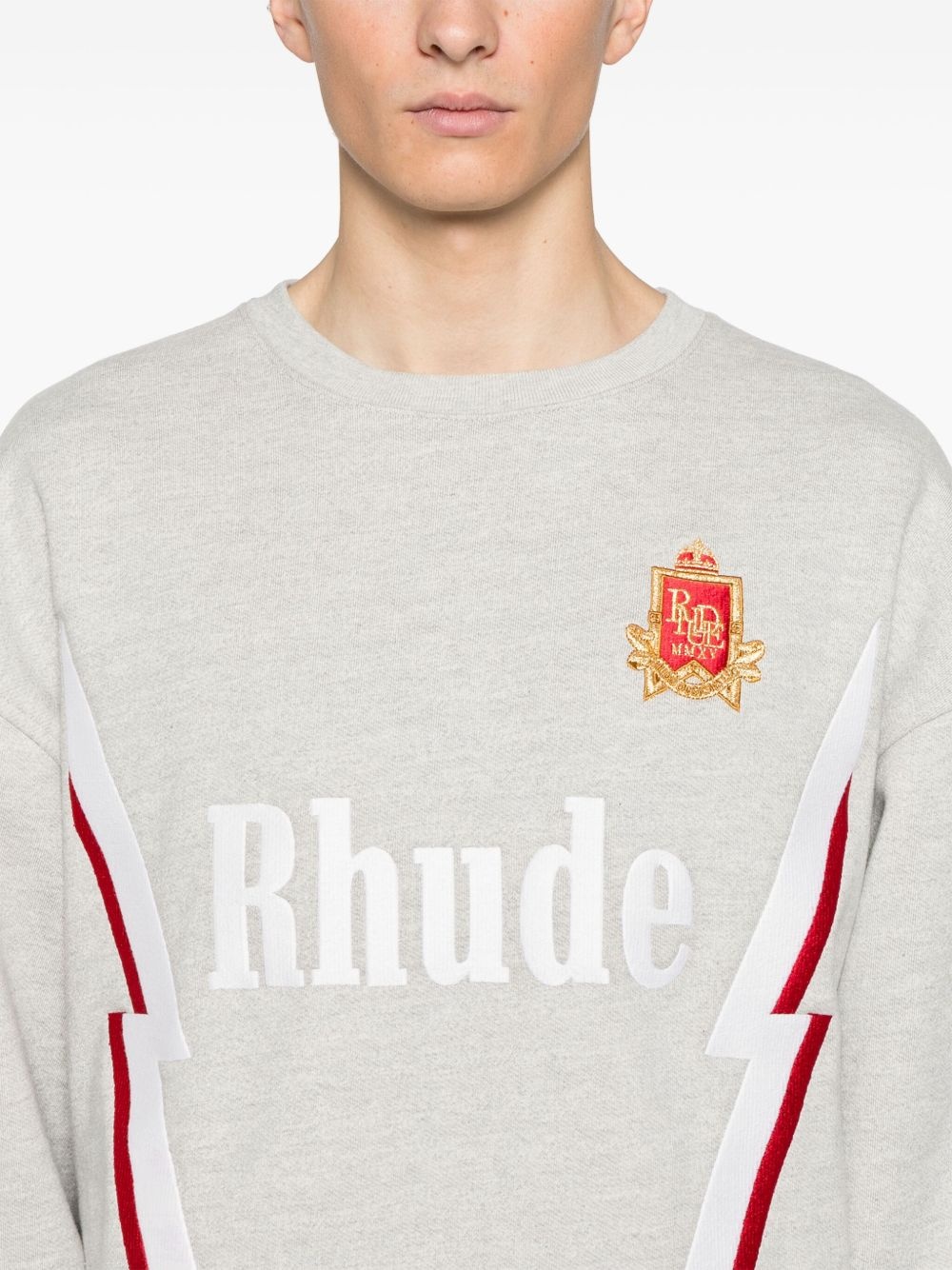 Lightning Crewneck Heather Grey "GREY" - 5