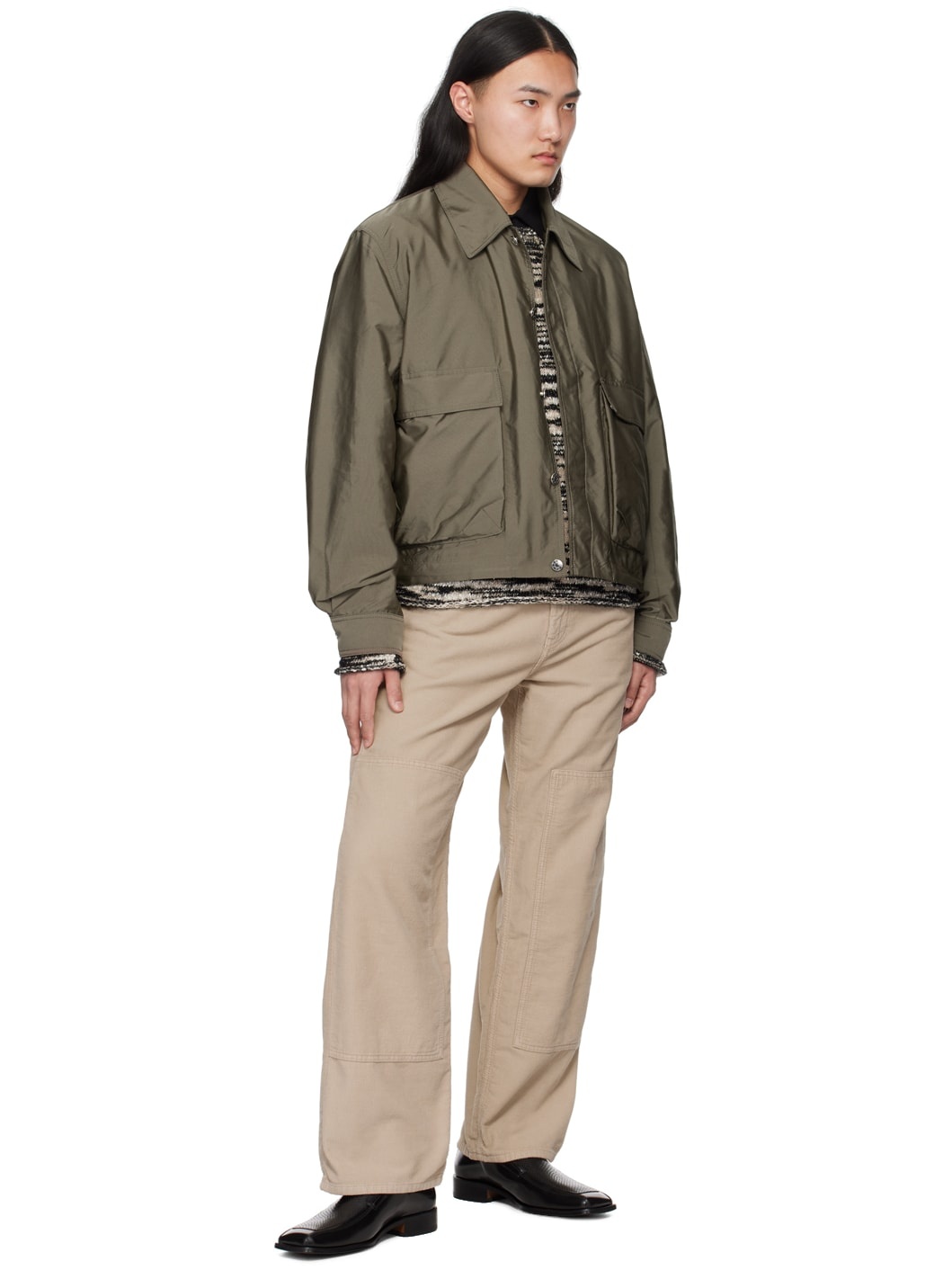 Taupe Boxy Jacket - 4