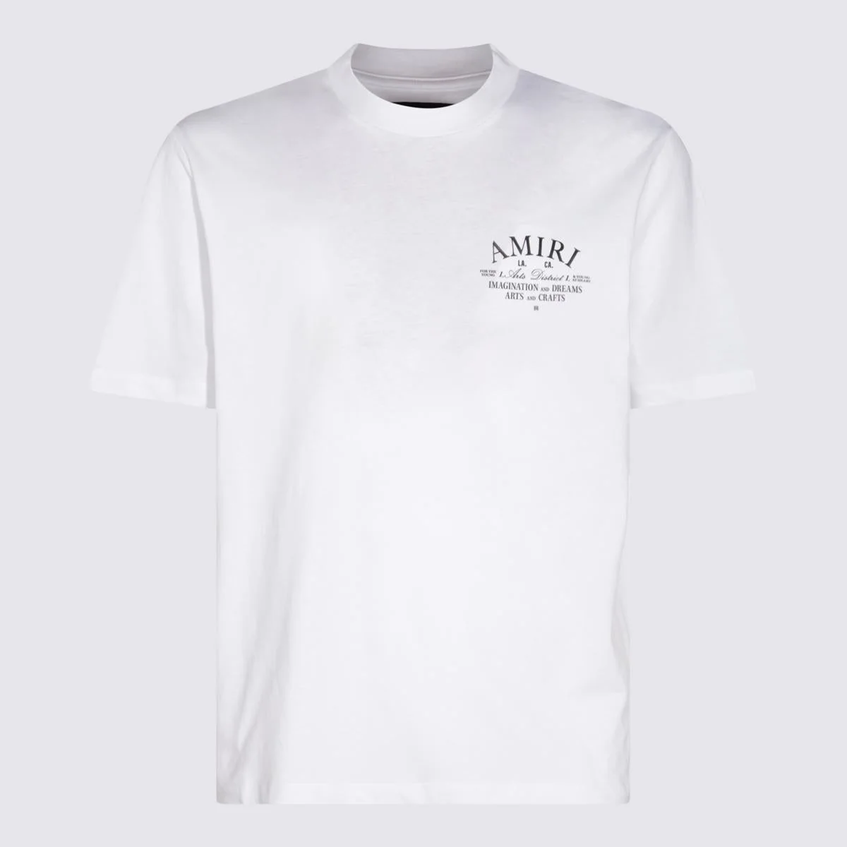 Amiri White Cotton T-Shirt - 1