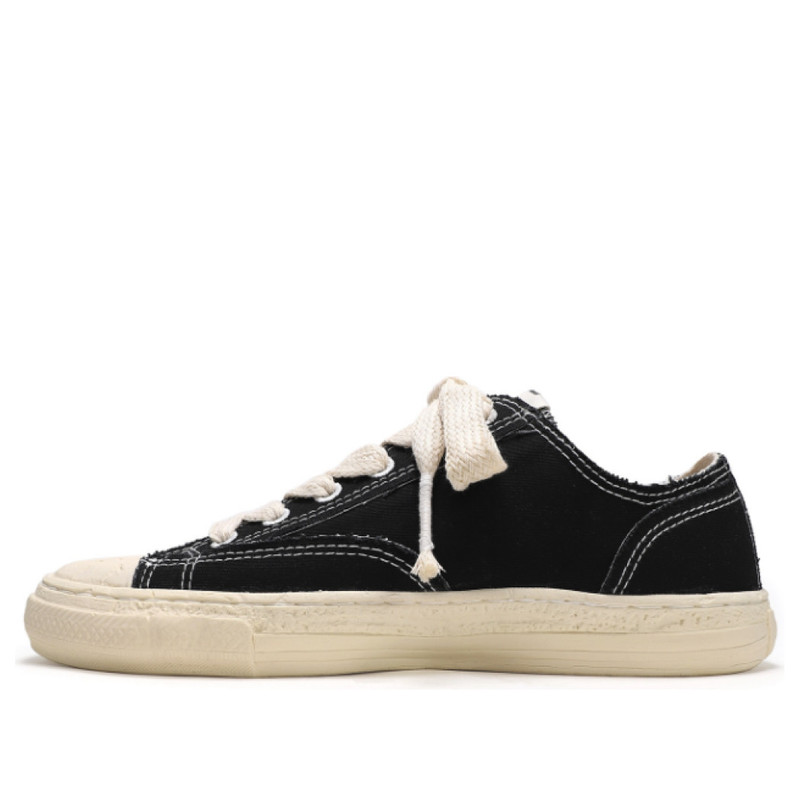 Maison MIHARA YASUHIRO PAST Sole 6 - Hole Low-top Sneaker 'Black' A06FW502-BLK - 1