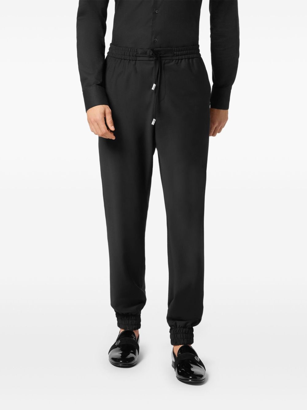 drawstring track pants - 3