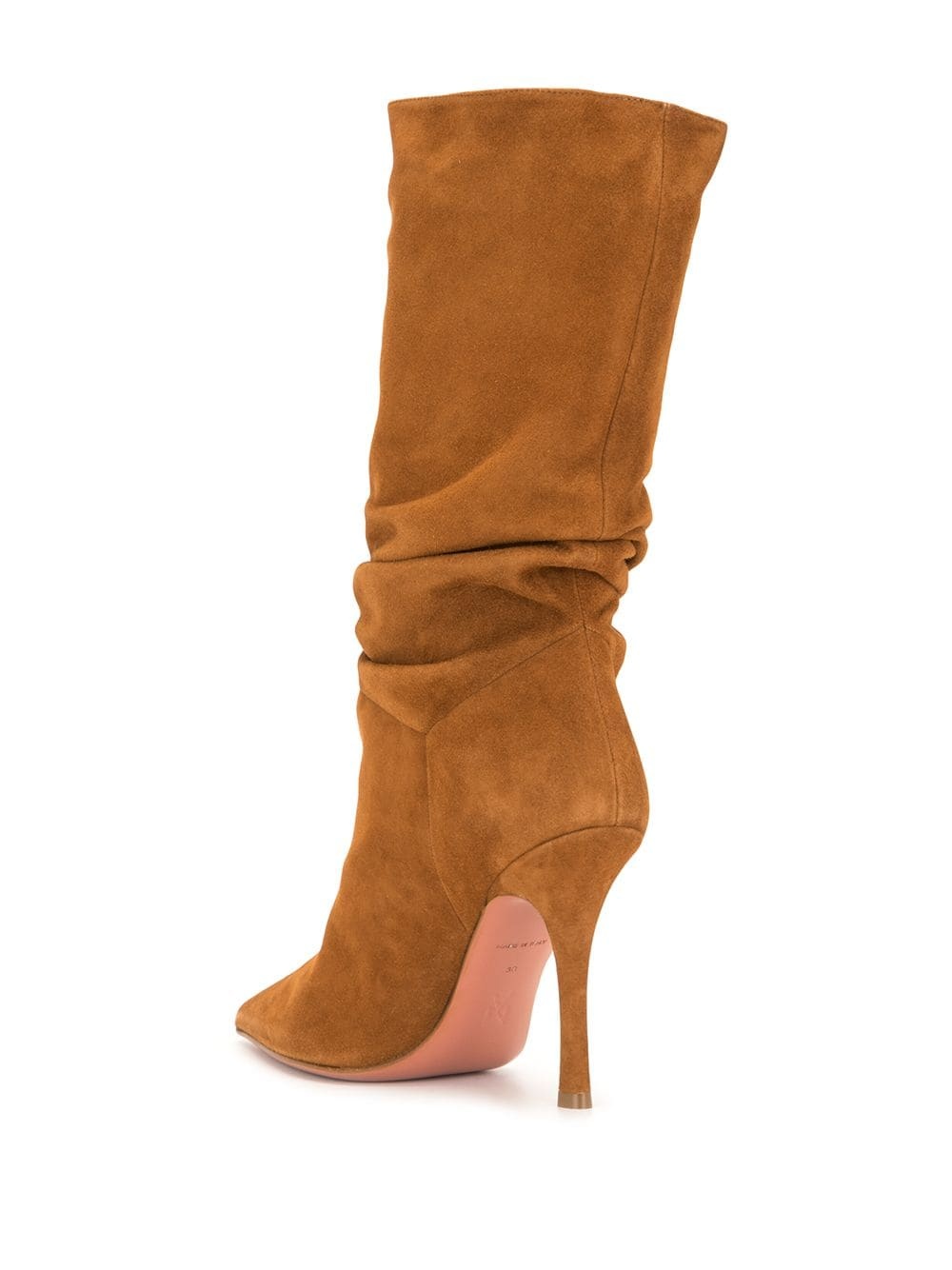 slouchy suede mid-calf boots - 3