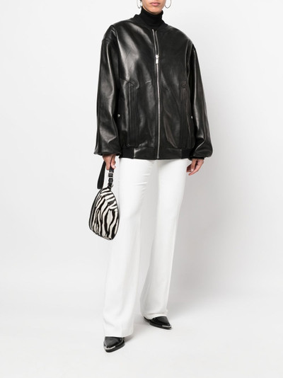 MAGDA BUTRYM zip-up sheepskin bomber jacket outlook