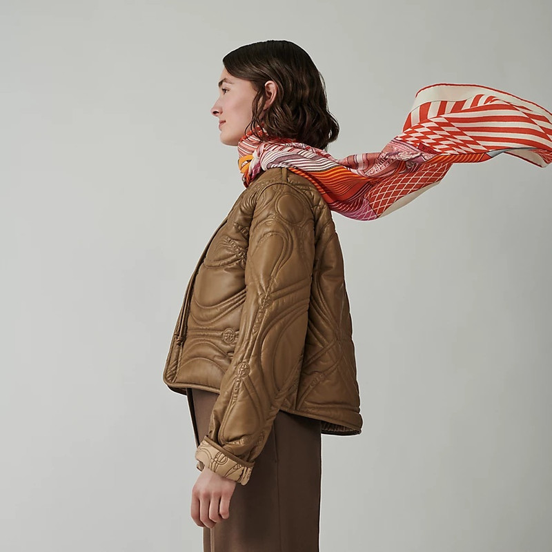 Hermès Grand Theatre Nouveau shawl 140 outlook