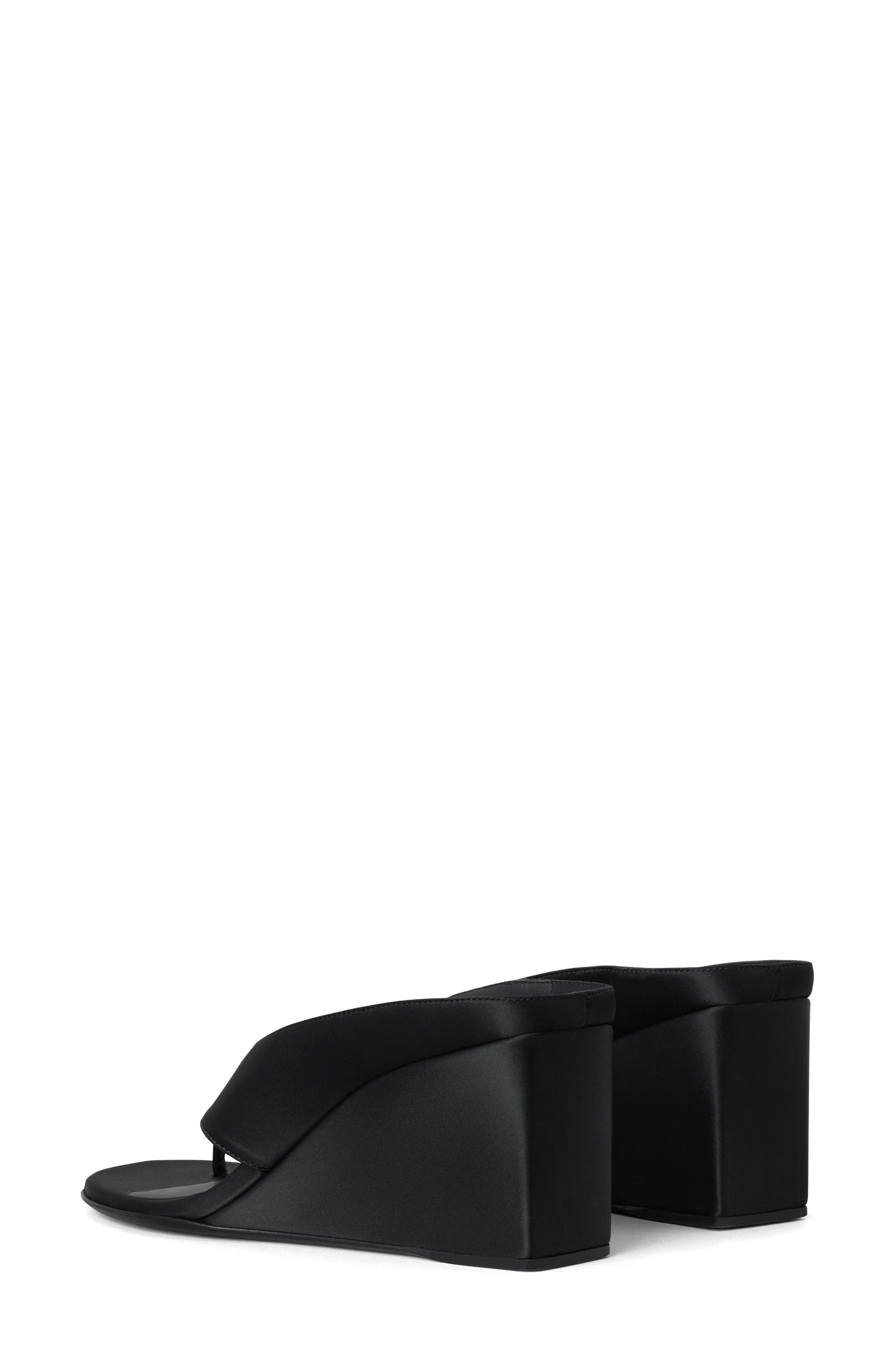 Alaïa Cube Wedge Sandal in Noir at Nordstrom - 2