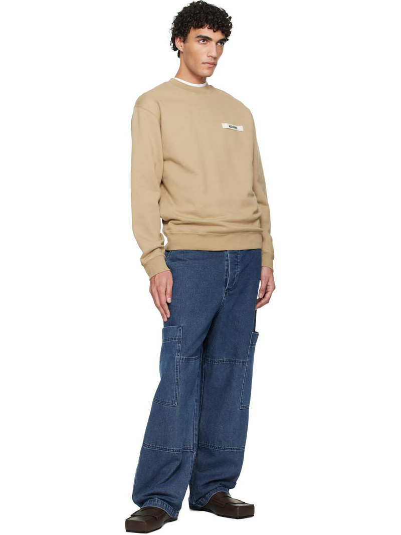 JACQUEMUS Beige La Croisère 'The Gros Grain' Sweatshirt outlook